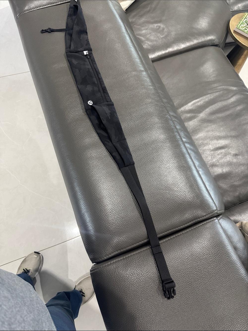 Black Camouflage Crossbody Sling Bag